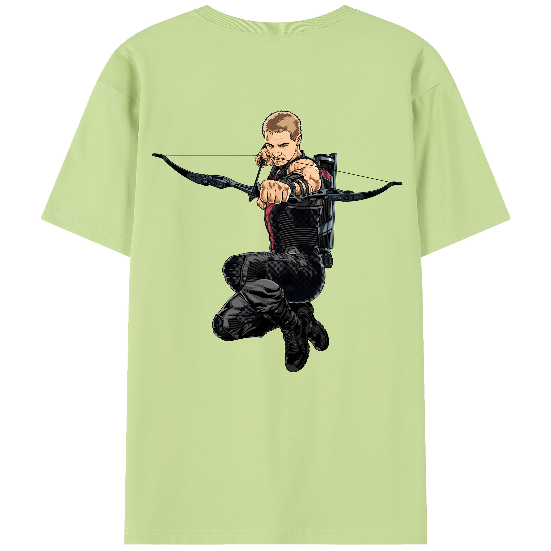 （画像用） アベンジャーズ The Avengers 綿100％半袖Tシャツ（背面プリント）